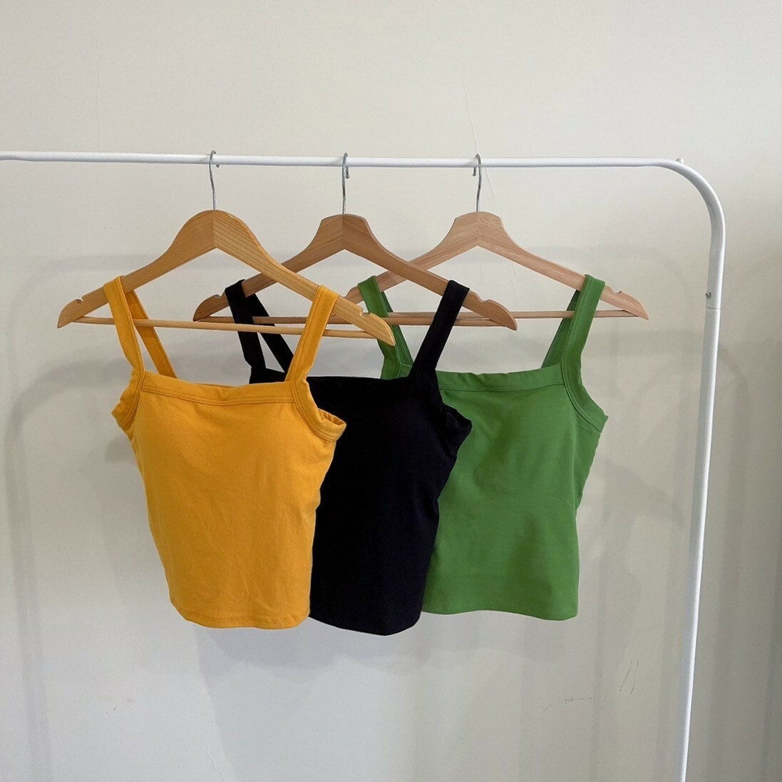 純棉微鬆方領（bratop）（現貨）