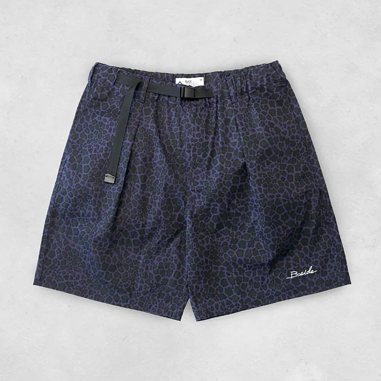 B-SIDE LEOPARD PRINT PATTERN SHORTS