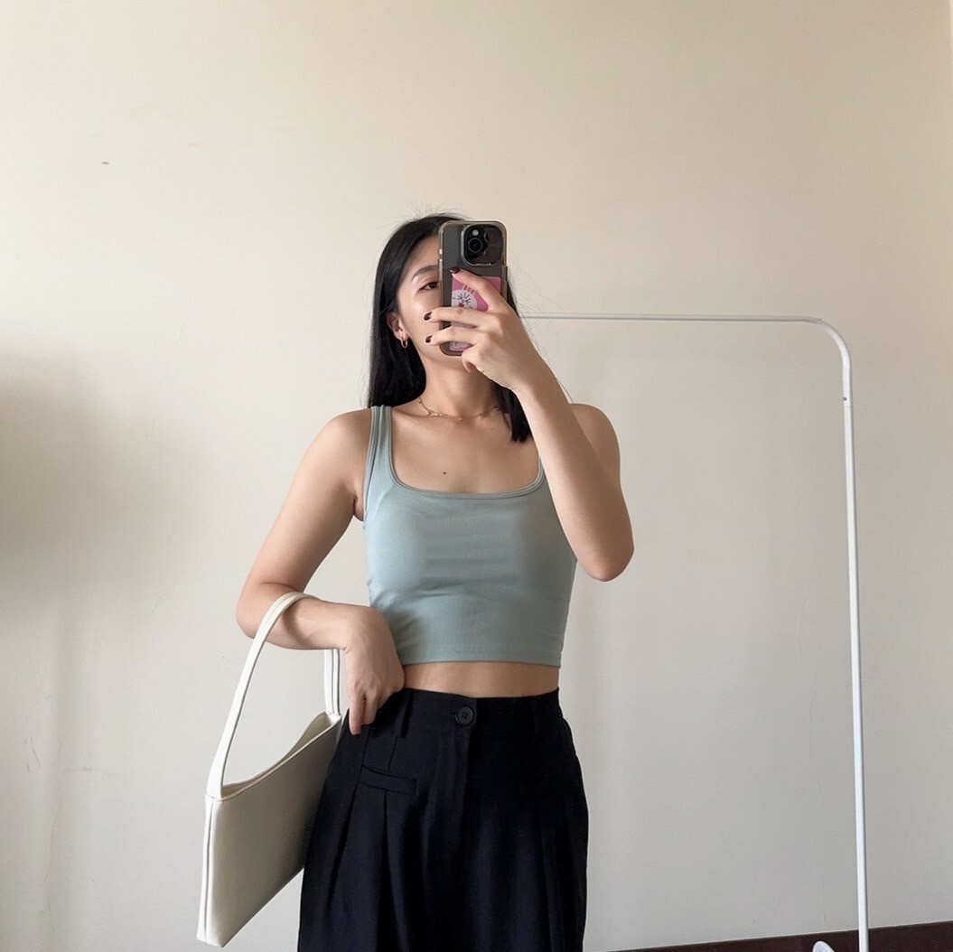 棉莫料法式方領（bratop）（現貨）