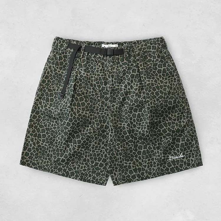 B-SIDE LEOPARD PRINT PATTERN SHORTS