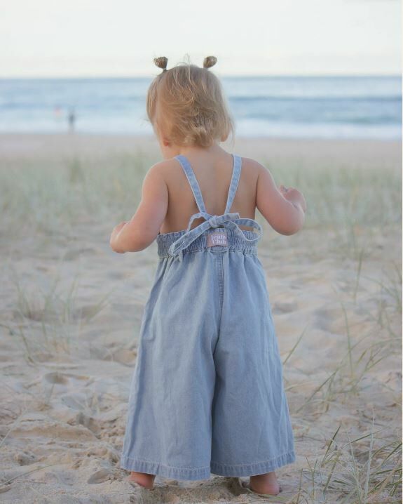 TWIN COLLECTIVE KIDS 綁帶連身褲 Jane Jumpsuit - Jewel Blue