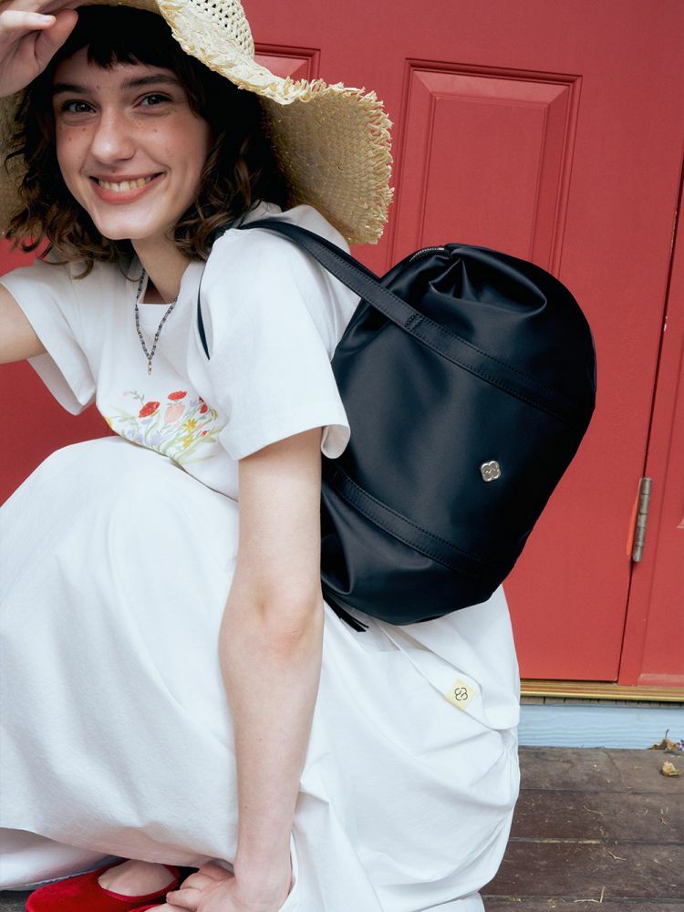 HEEARI Aurora Shirring Duffle Mini Bag