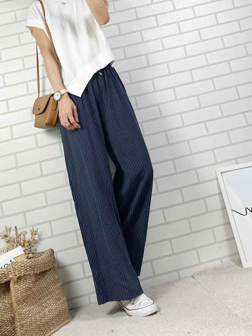 給妳自在感的棉麻紗寬褲 ⚡️搶手貨⚡️