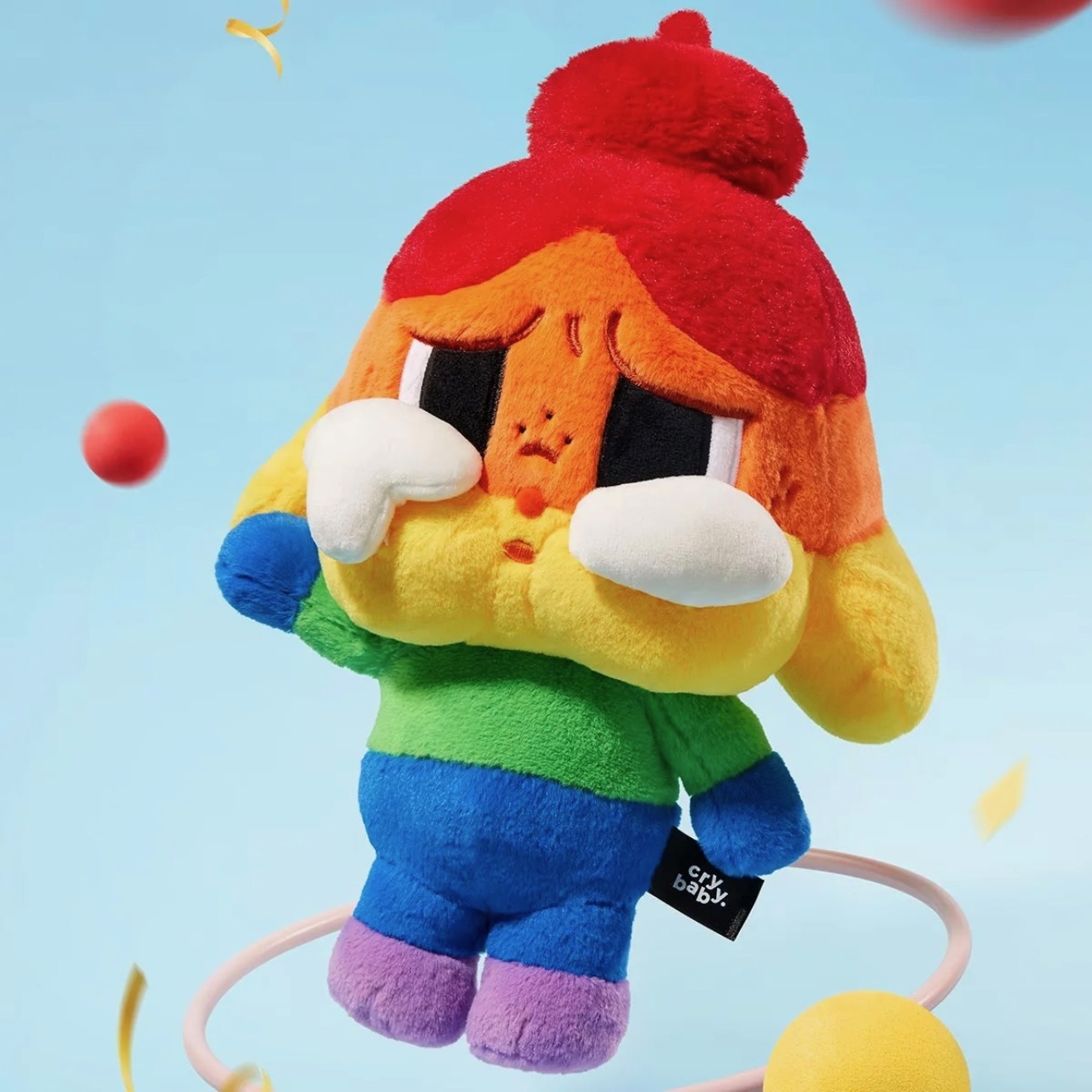 POPMART泡泡瑪特 CRYBABY CHEER UP,BABY! 毛絨公仔