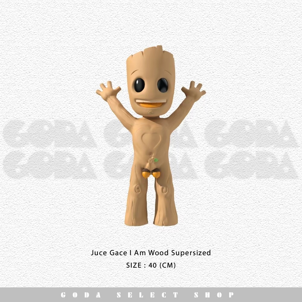 巴黎限定 Juce Gace I Am Wood Supersized 44cm 格魯特 原色 巨大款 #GT
