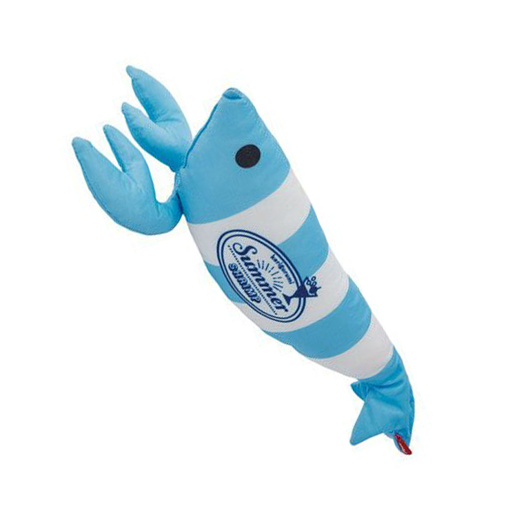 Petio 貓用 涼感粉藍蝦蝦 木天寥 響紙玩具