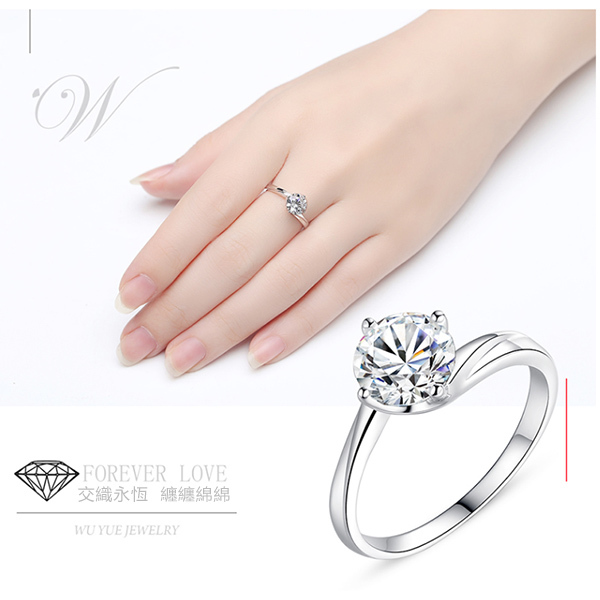 JK KOREA living mouth silver-plated ring size can be adjusted J0205