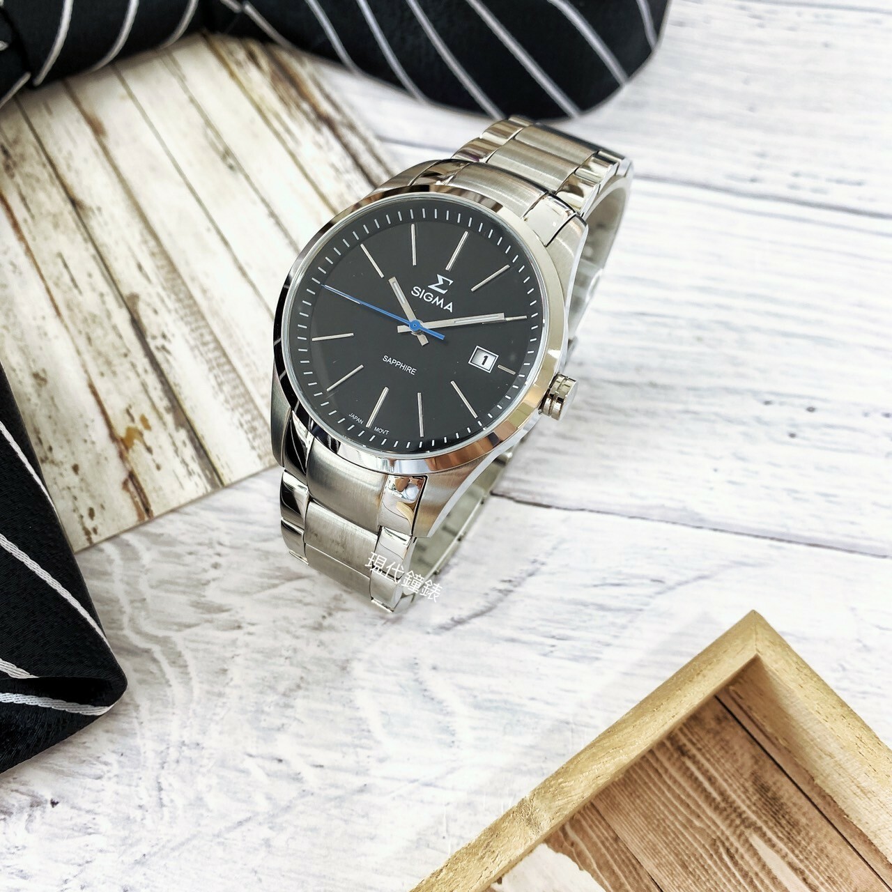 【SIGMA】簡約時光紳士腕錶9814M-1 41mm 現代鐘錶