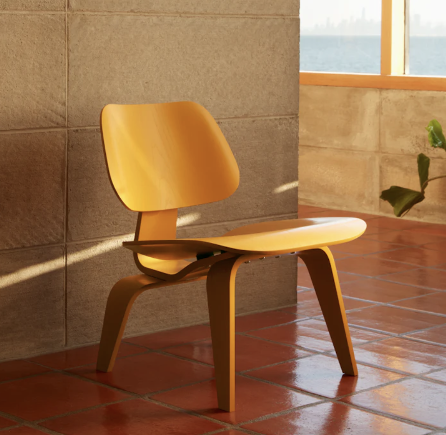 Eames® Molded Plywood Lounge Chair Wood Base (Nonupholstered Shell)