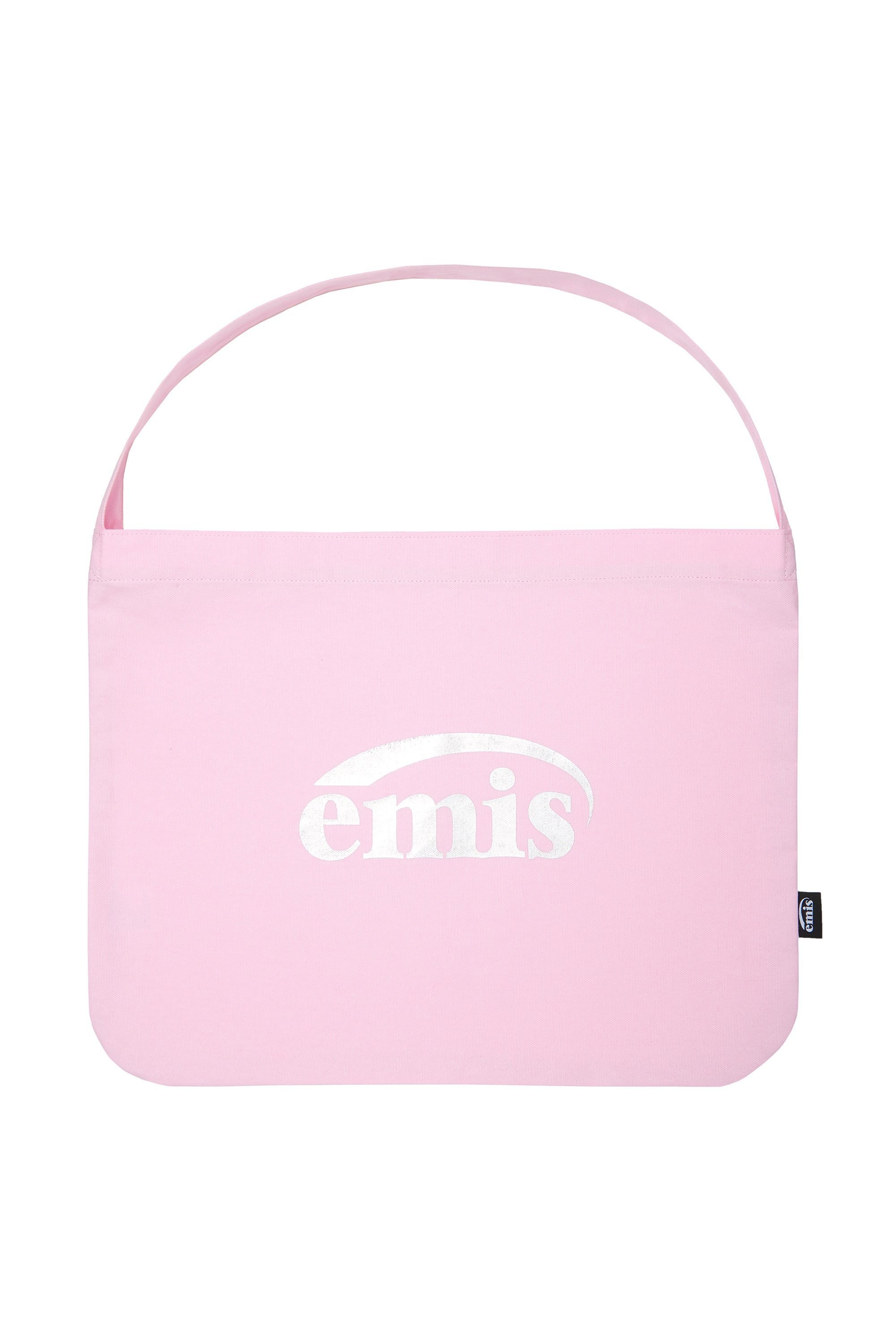 emis SILVER LOGO ECO BAG - PINK
