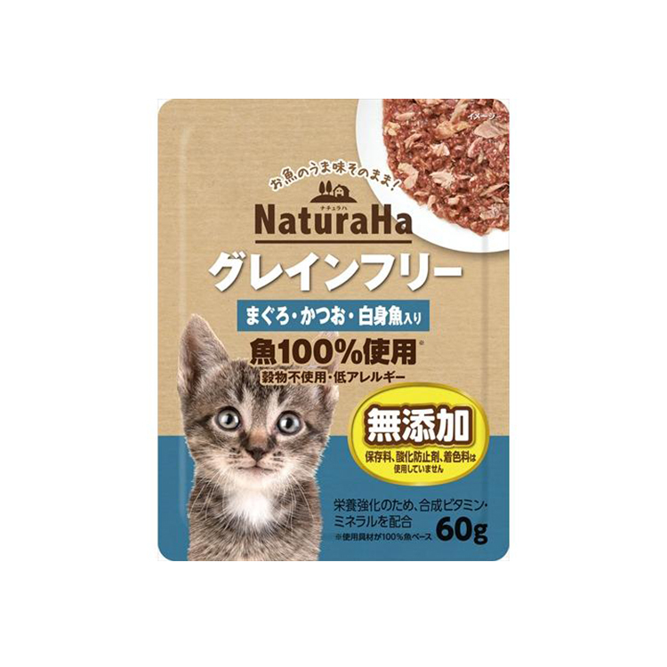 Sunrise 無穀物無添加 吞拿魚鰹魚 白身魚 濕糧 60g