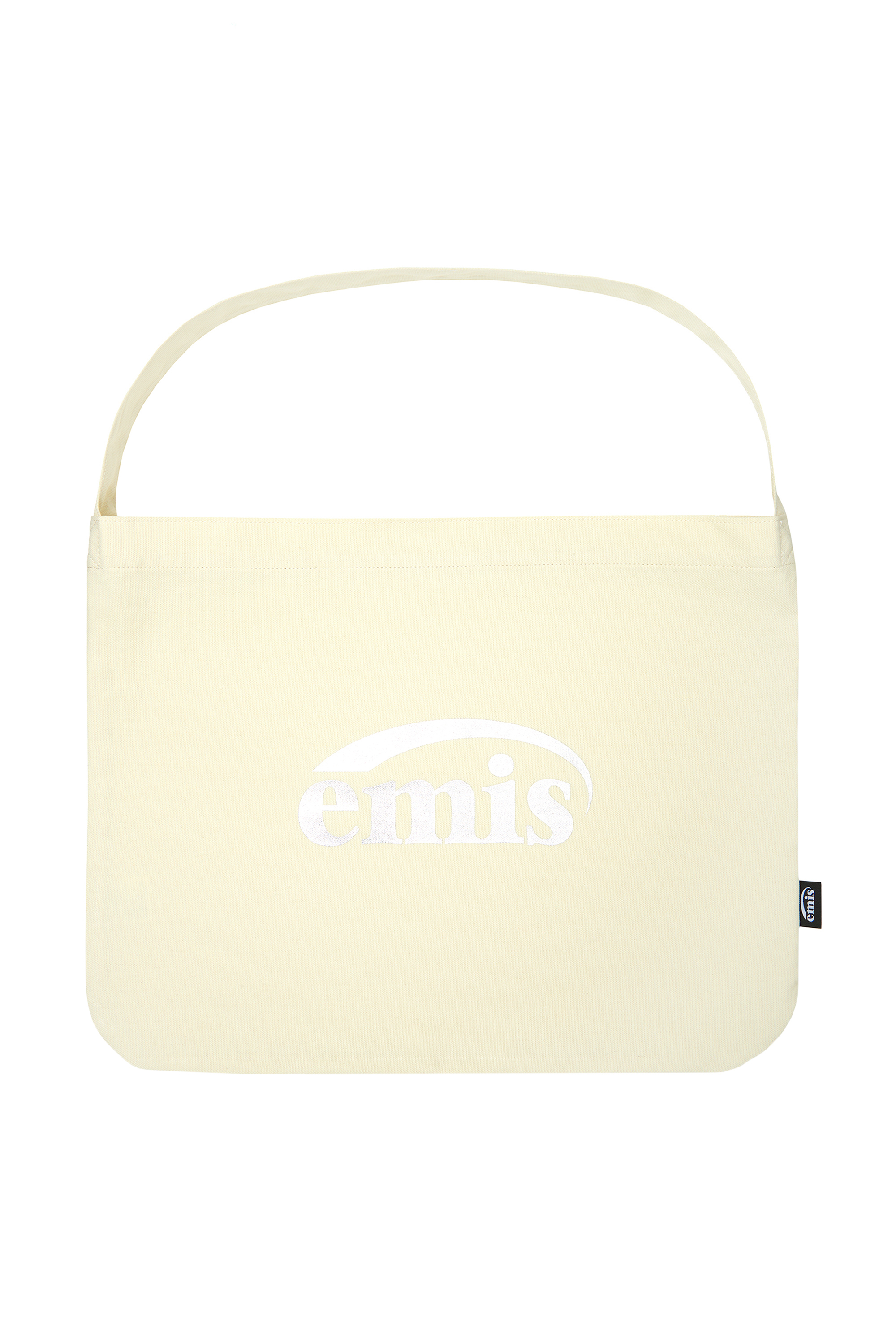 emis SILVER LOGO ECO BAG - CREAM