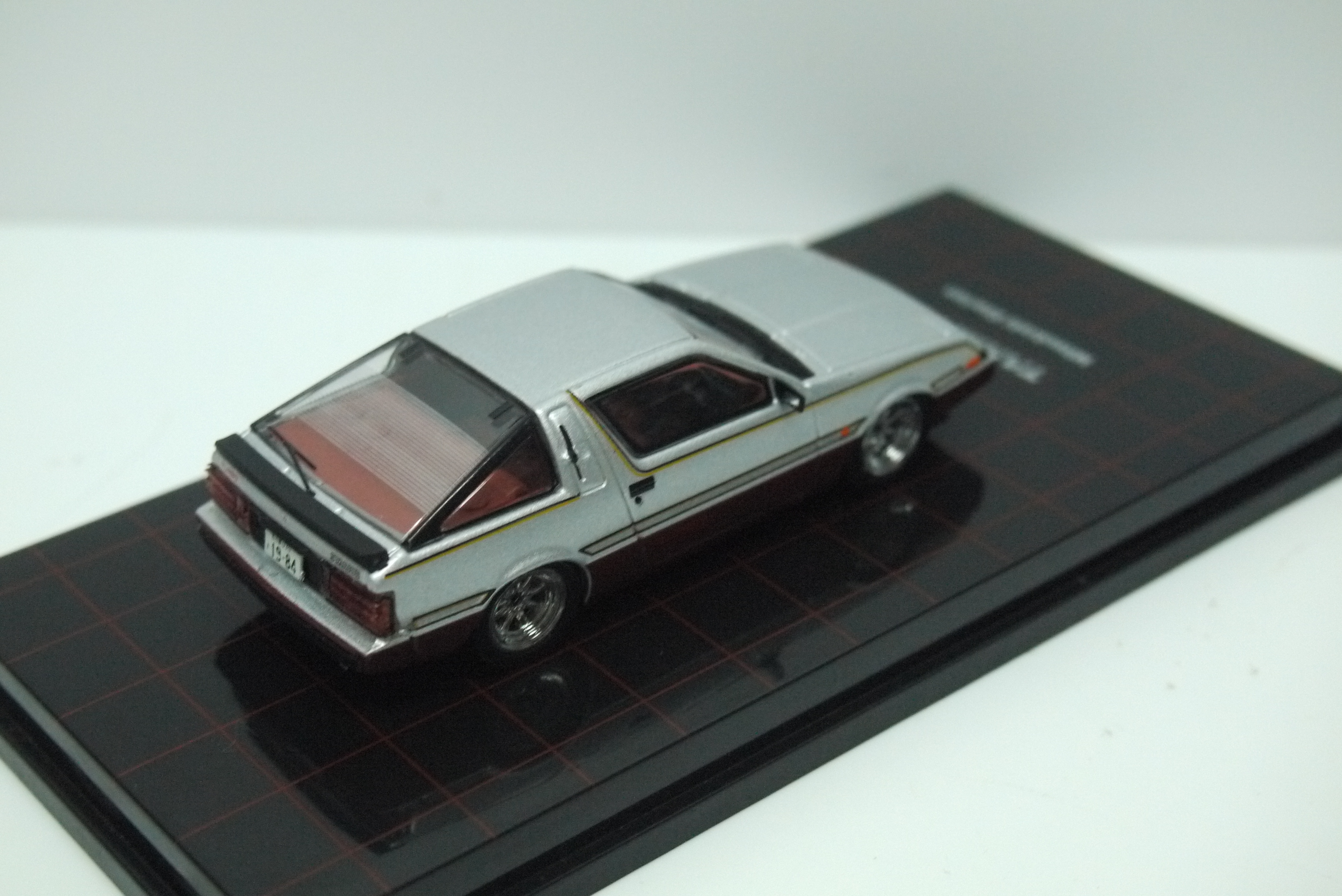 Tarmac Mitsubishi Starion Silver & Dark Red