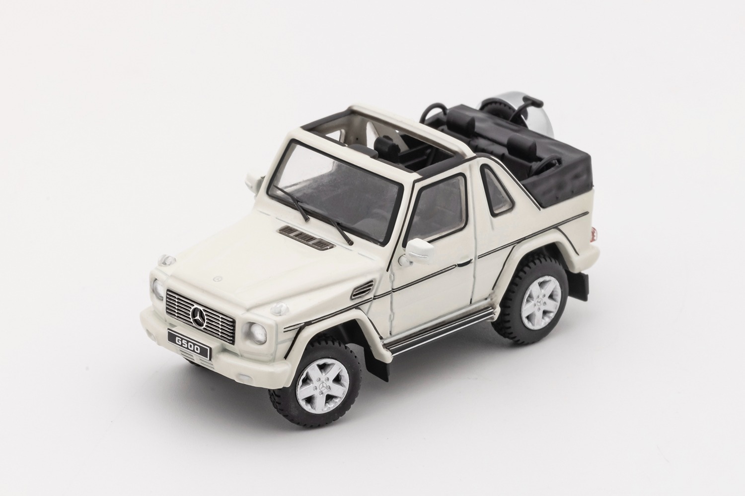 GCD 1:64 平治 Mercedes-Benz G500 Cabriolet - 白色 White LHD