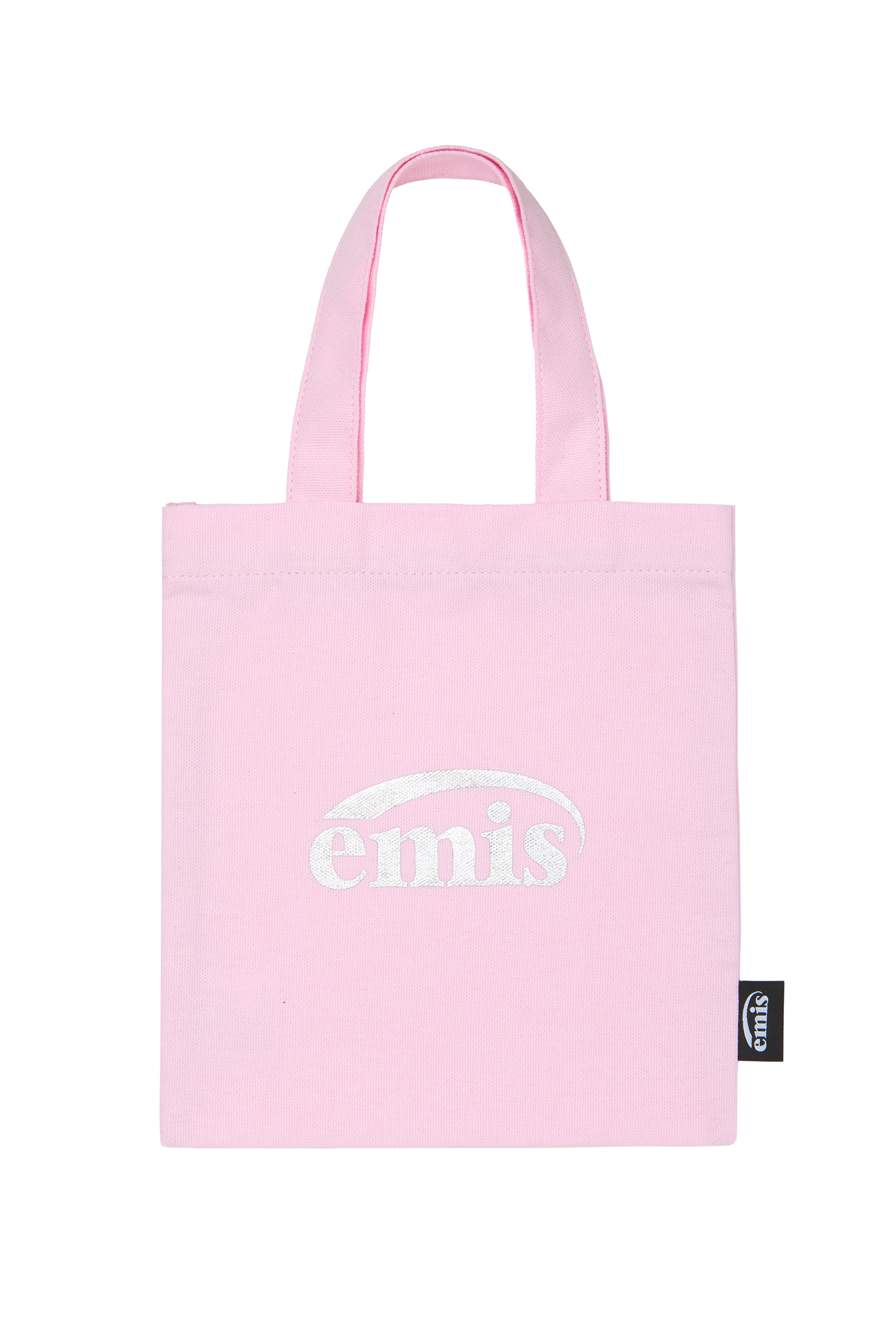 emis SILVER LOGO MINI ECO BAG - PINK