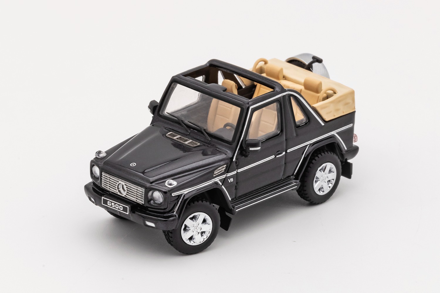 GCD 1:64 平治 Mercedes-Benz G500 Cabriolet - 黑色 Black LHD