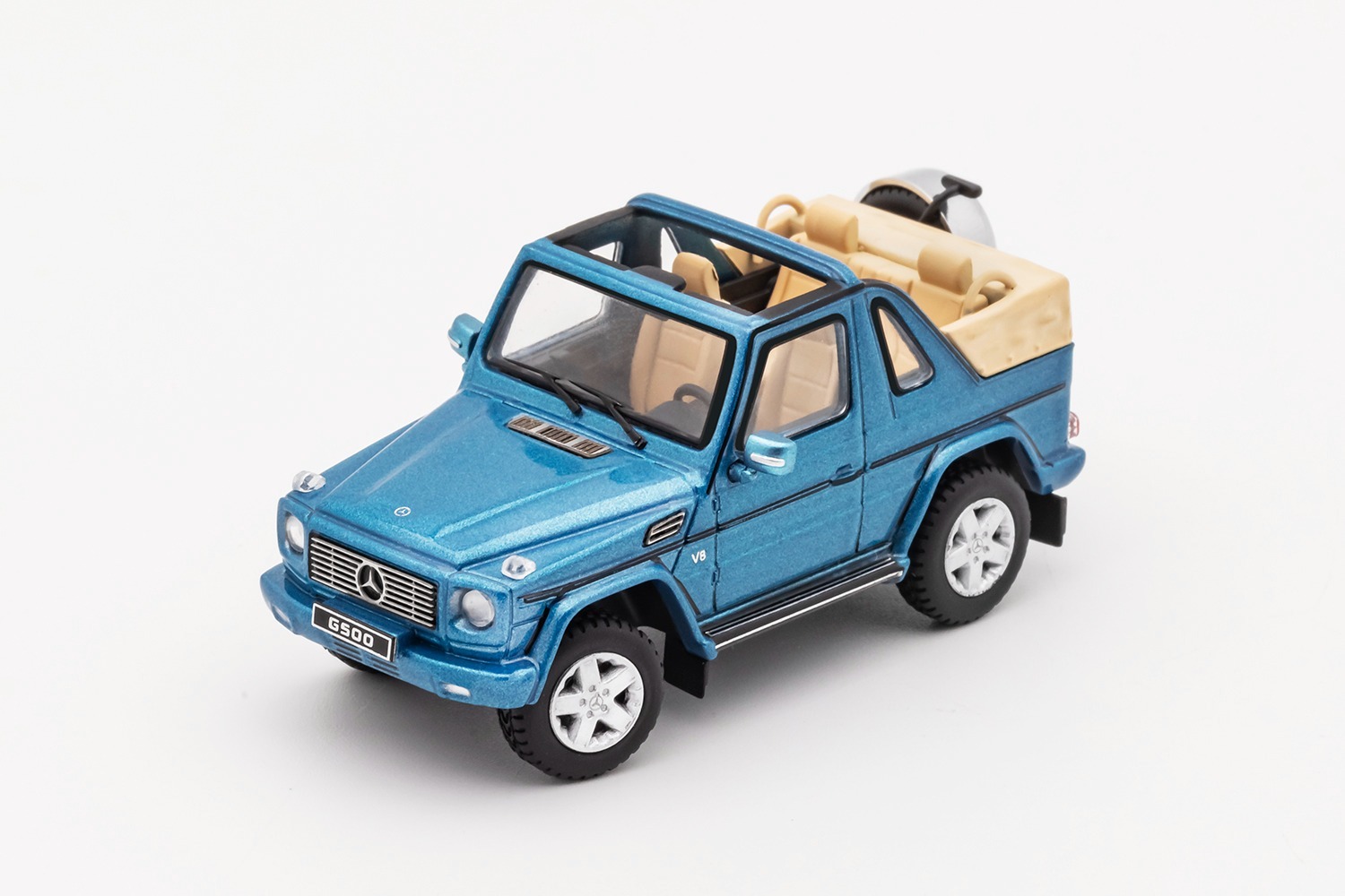 GCD 1:64 平治 Mercedes-Benz G500 Cabriolet - 藍色 Blue LHD