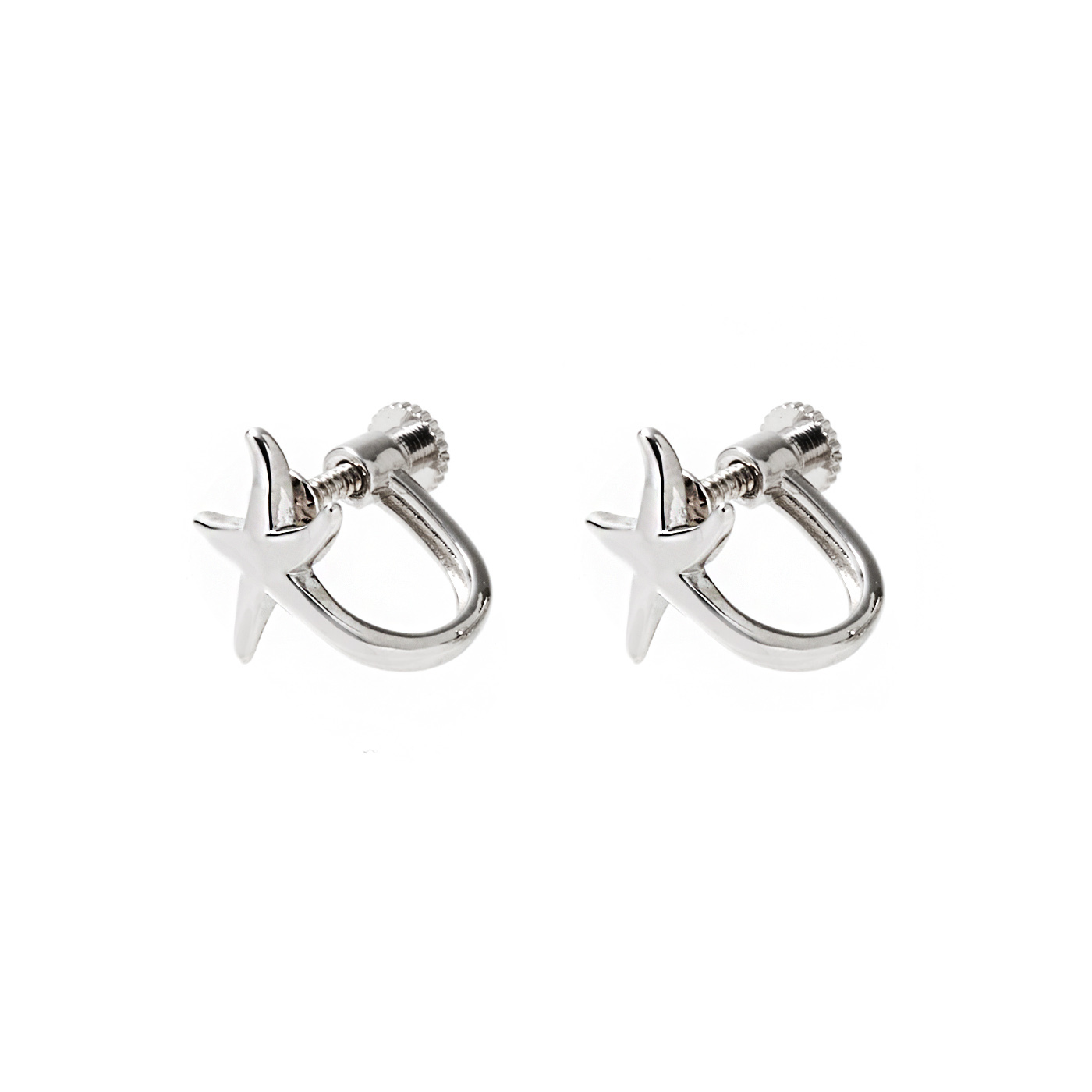 平價飾品,海星,夾式耳環