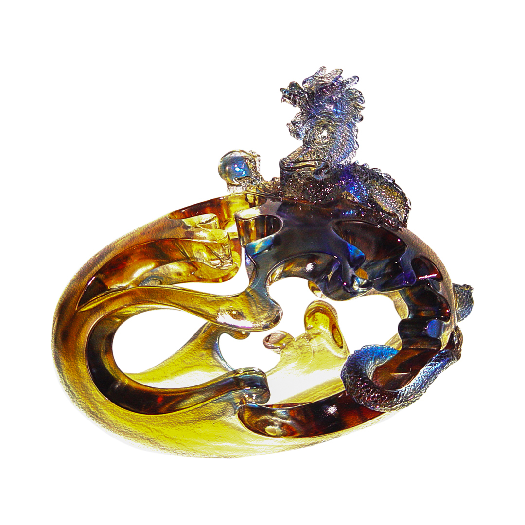 神秘能量開運琉璃擺件｜勝券在握 招財轉運居家必備