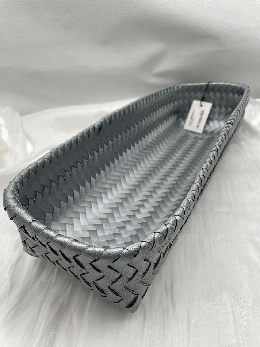 No.6手工編織收納籃.長44寬15深8