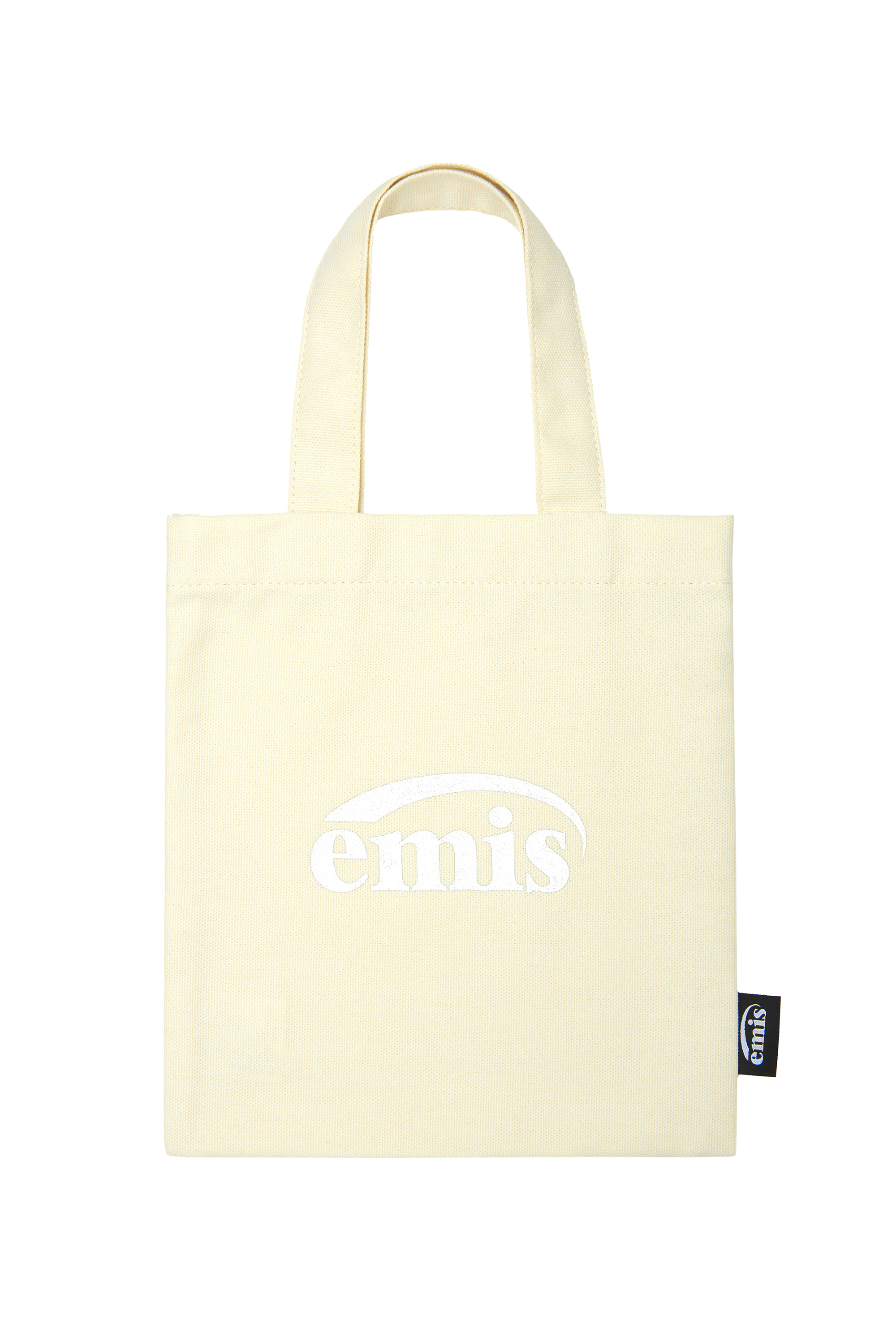 emis SILVER LOGO MINI ECO BAG - CREAM