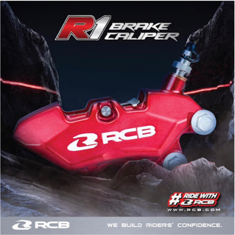 【RCB】 R1 系列 對四 卡鉗 薄型設計 不易卡框 適用 勁戰 JETSL MMBCU R15 小阿魯 各式車款