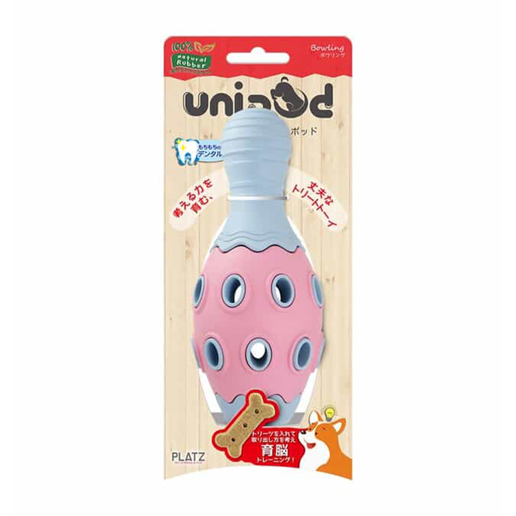 unipod 犬用 可放 零食 育腦潔齒玩具 保齡球樽 PZ72330