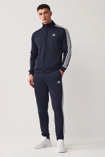 【預購】Adidas F093120 男裝運動套裝 (深藍色)
