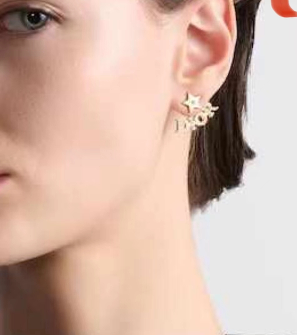 Dior Evolution 鴛鴦星星耳環-M