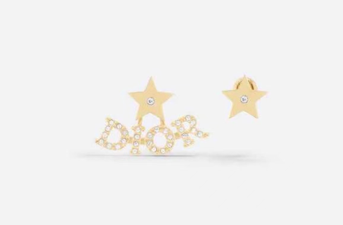 Dior Evolution 鴛鴦星星耳環-M