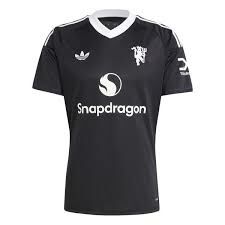 2024 Manchester United Black Goalkeeper Shirt with Nameset