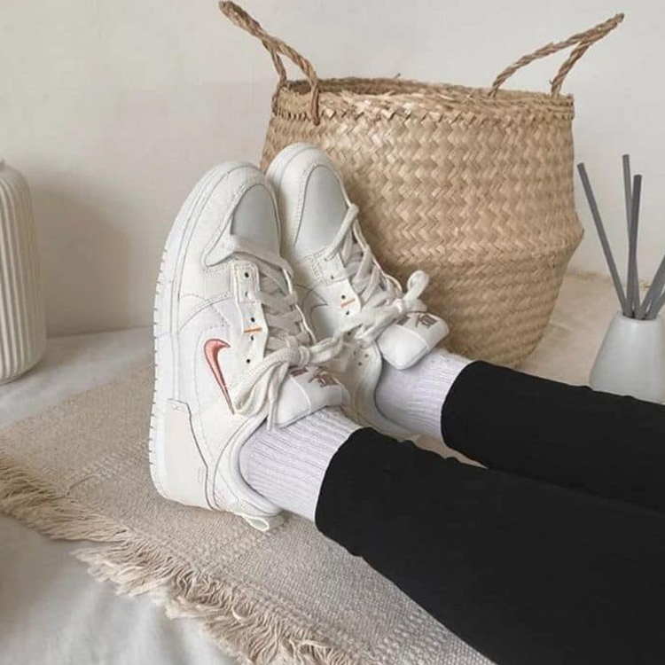 NIKE DUNK LOW DISRUPT 2 'PALE IVORY' 奶油草莓 復古 奶白 女 DH4402-100