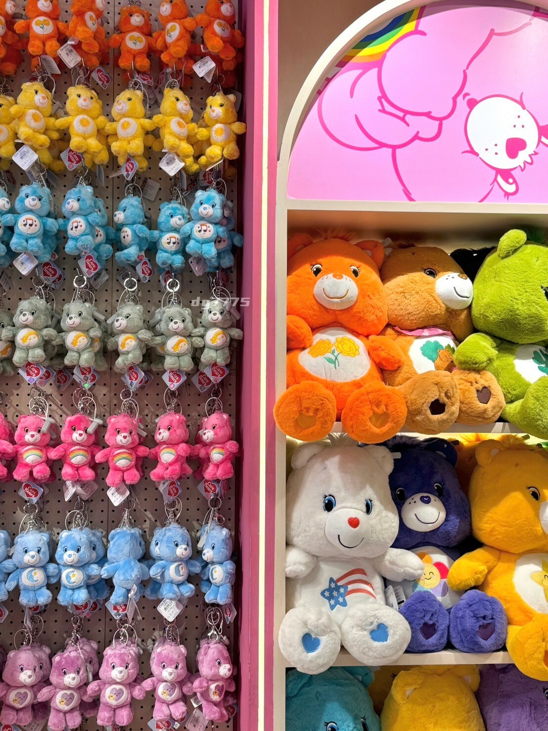 #現貨  Care Bears 彩虹熊 愛心熊 吊飾 鑰匙圈