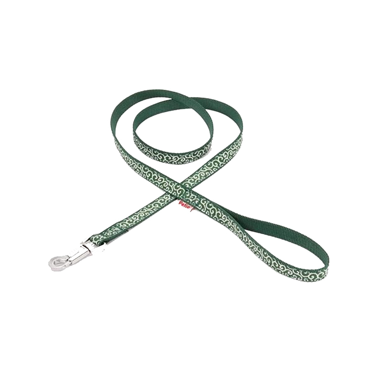 Petio 犬雅 唐草拖帶 綠 S 小型犬用 15mmx120cm