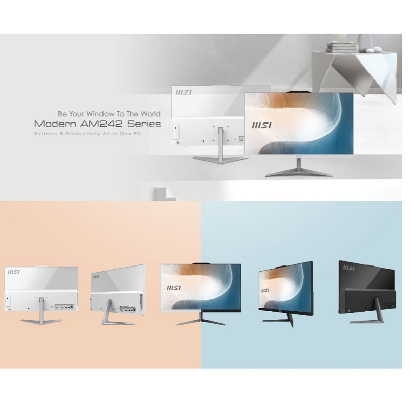 【特仕版】MSI微星 Modern AM242 1M-1060TW 24型一體機(Core5 120U/8G/1TB/W11)