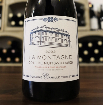 Camille Thiriet Cote de Nuits Village La Montagne 2022