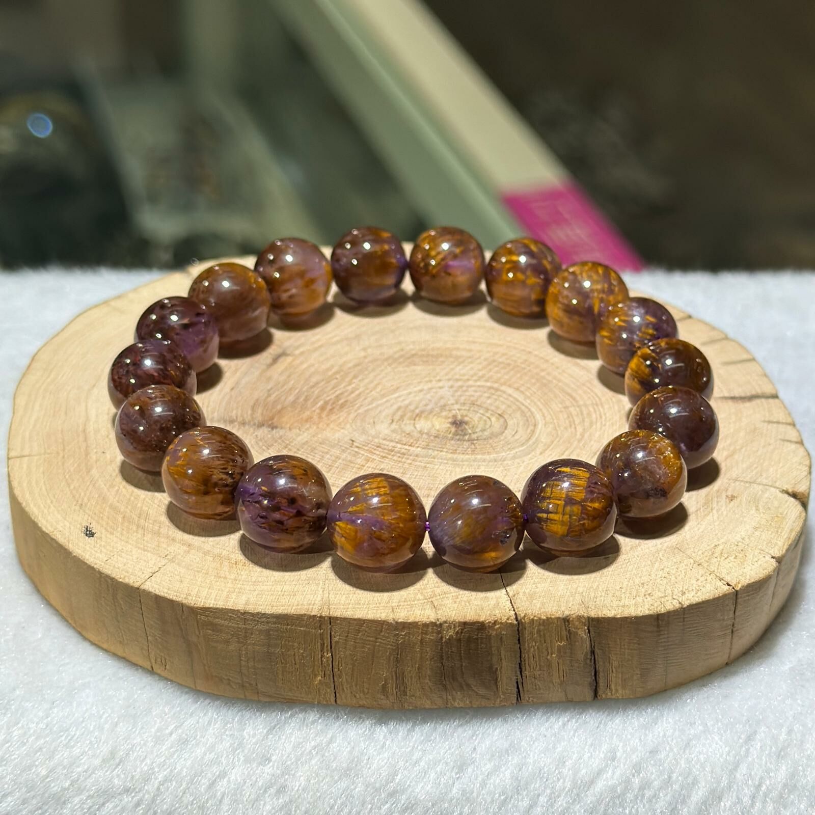 高品✨紫鈦晶手串 11.5 mm +/-