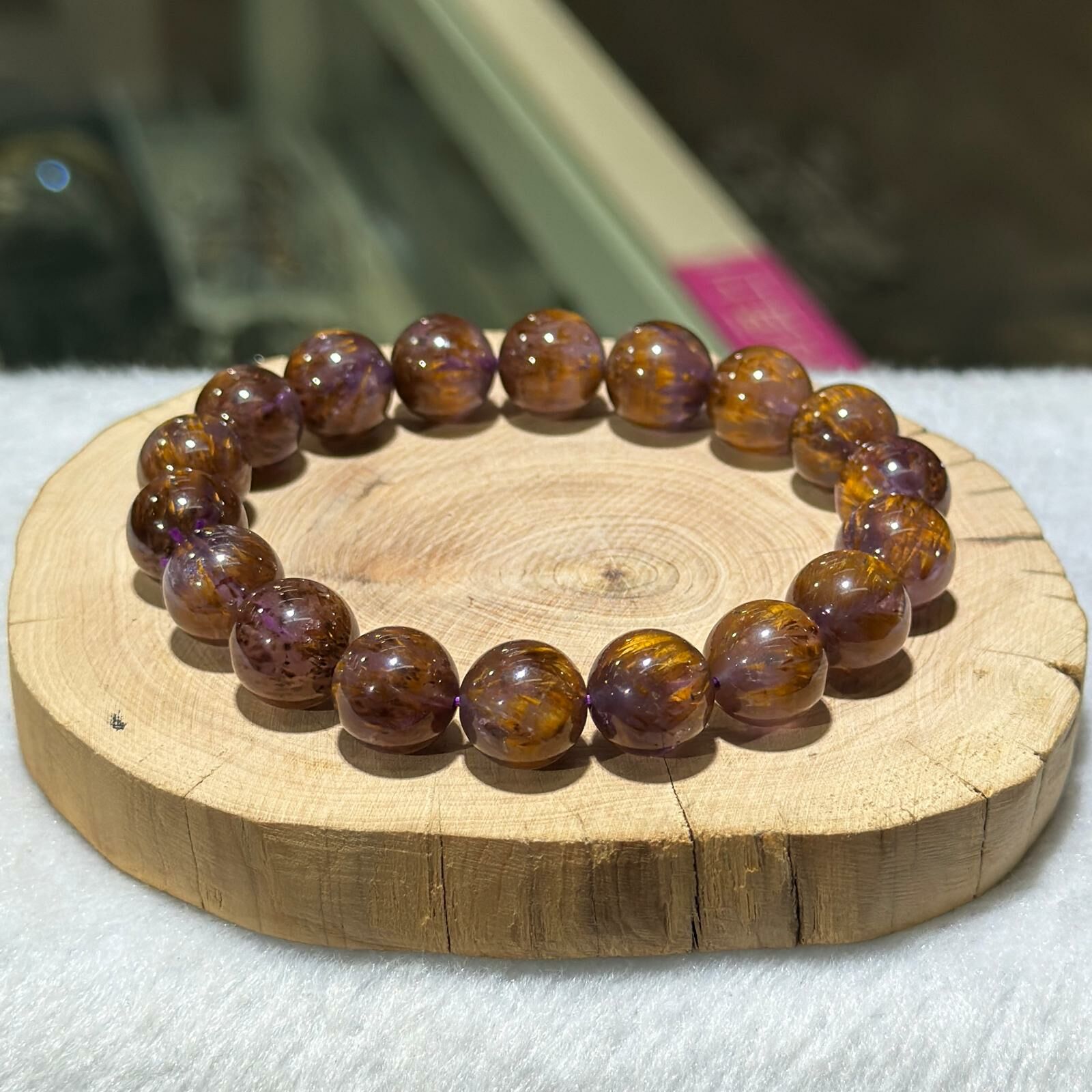 高品✨紫鈦晶手串 11.5 mm +/-