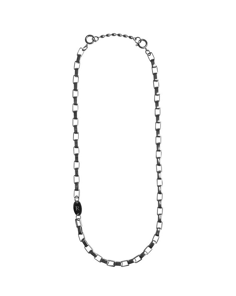 RECOVERY 長方格項鍊 (亮銀)