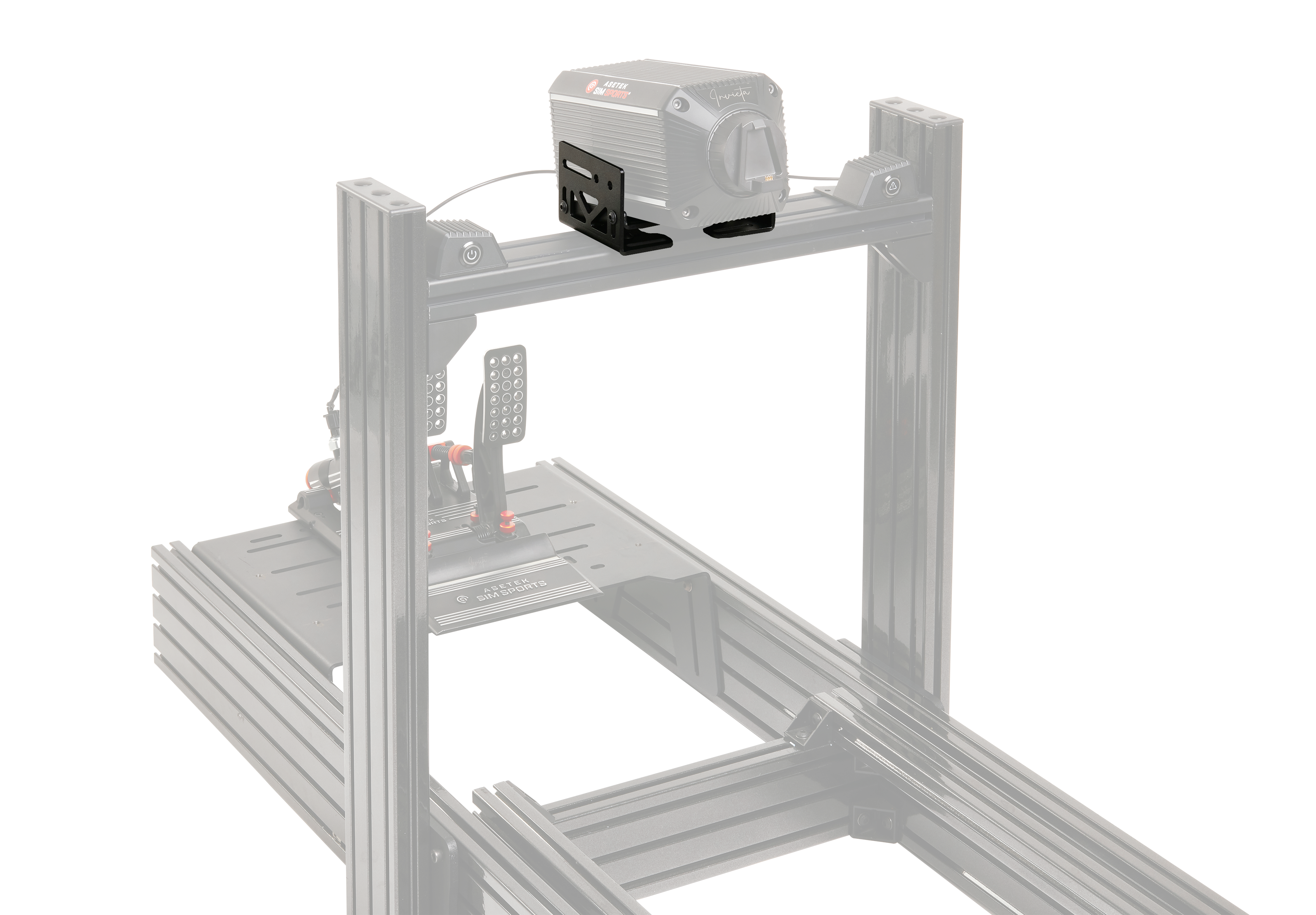 Asetek SimSports® Wheelbase Mount With Tilt