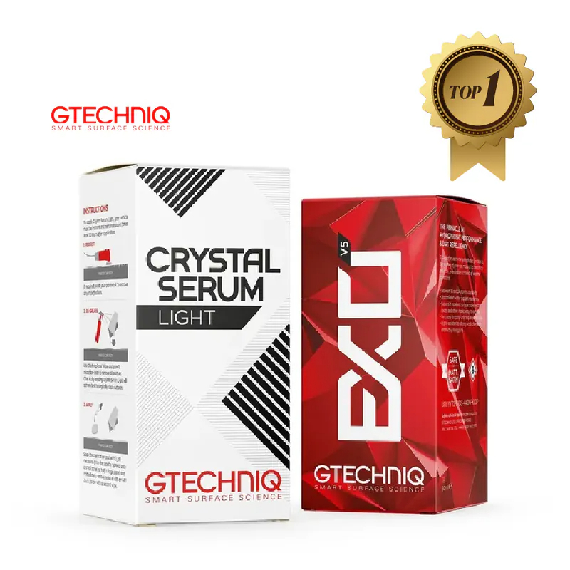 GTechniq EXO v5 and Crystal Serum Light, 30ml/ 50ml