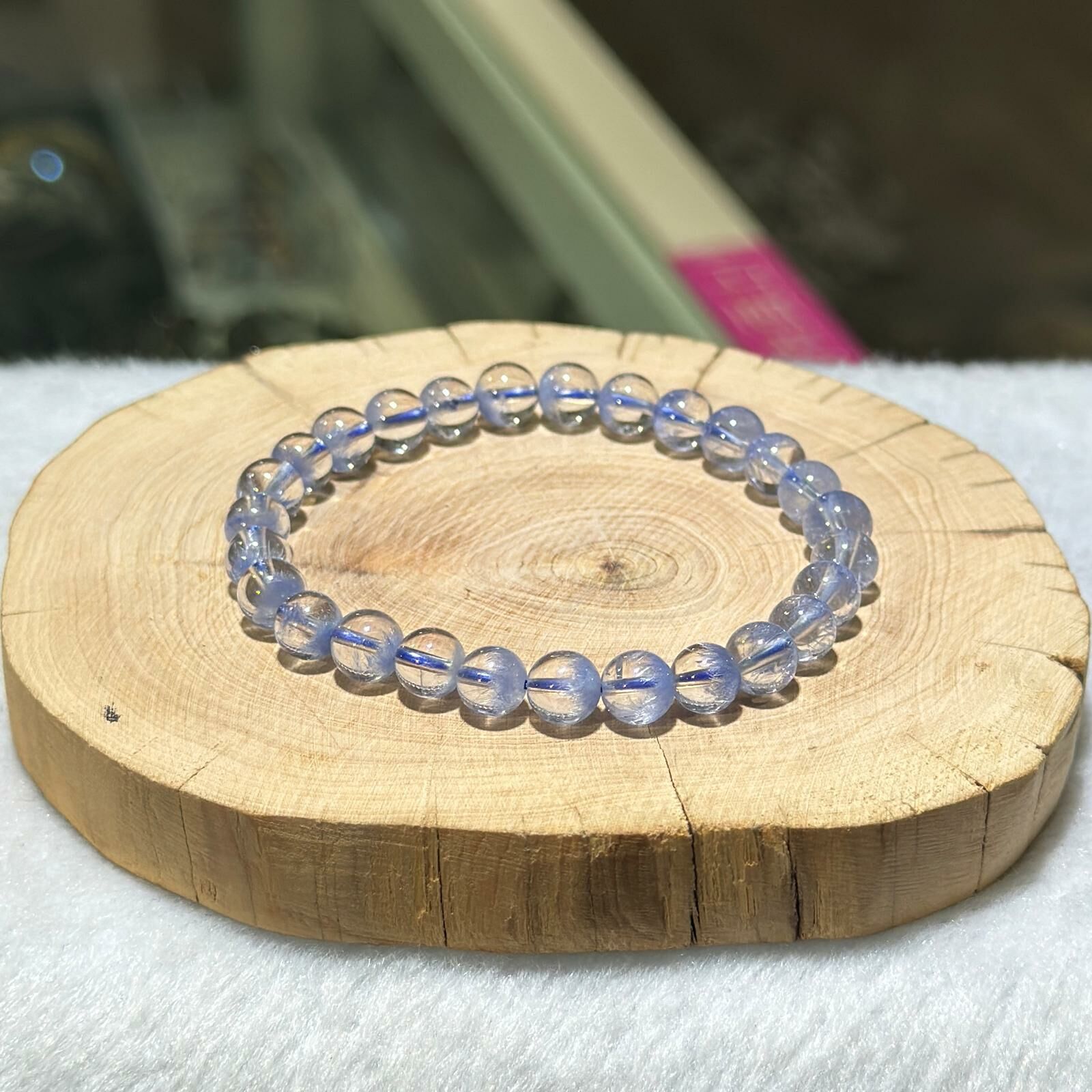 高品半盤✨藍線石手串 6.5 mm +/-