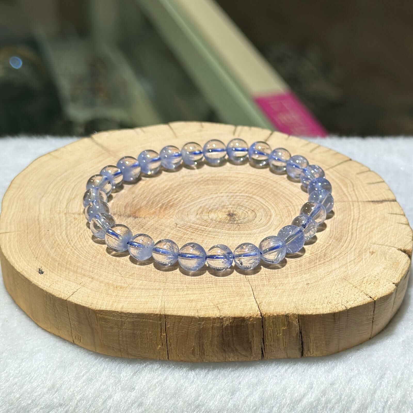 高品半盤✨藍線石手串 6.5 mm +/-