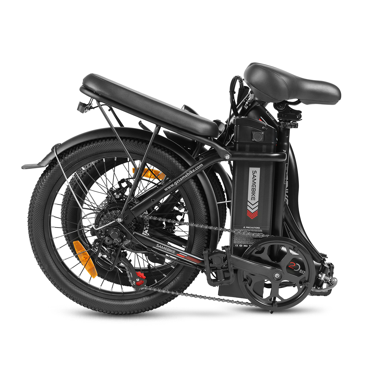 SAMEBIKE CY20 - 20吋胖胎折疊電動輔助自行車 | 350W | 36V 12Ah