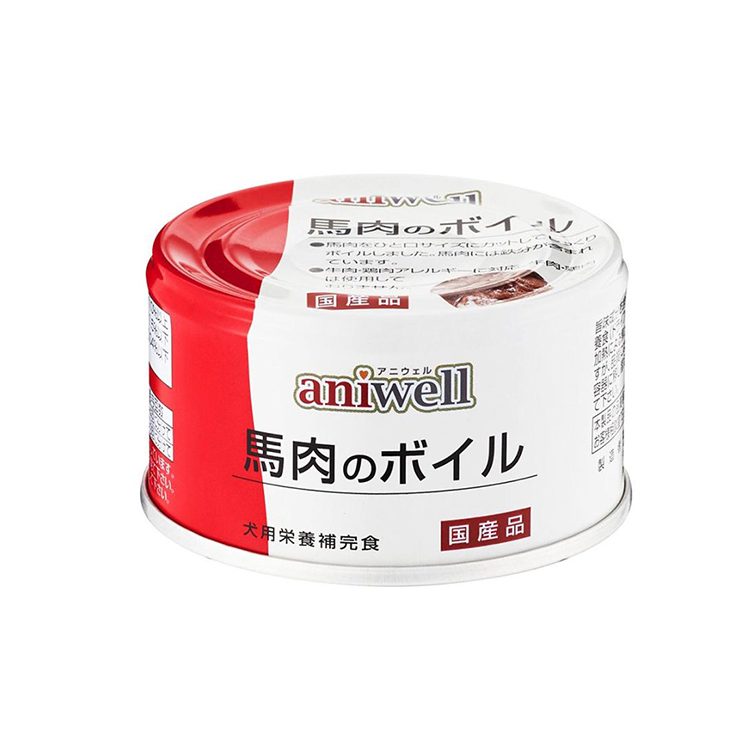 Aniwell 犬用 水煮馬肉塊罐 85G