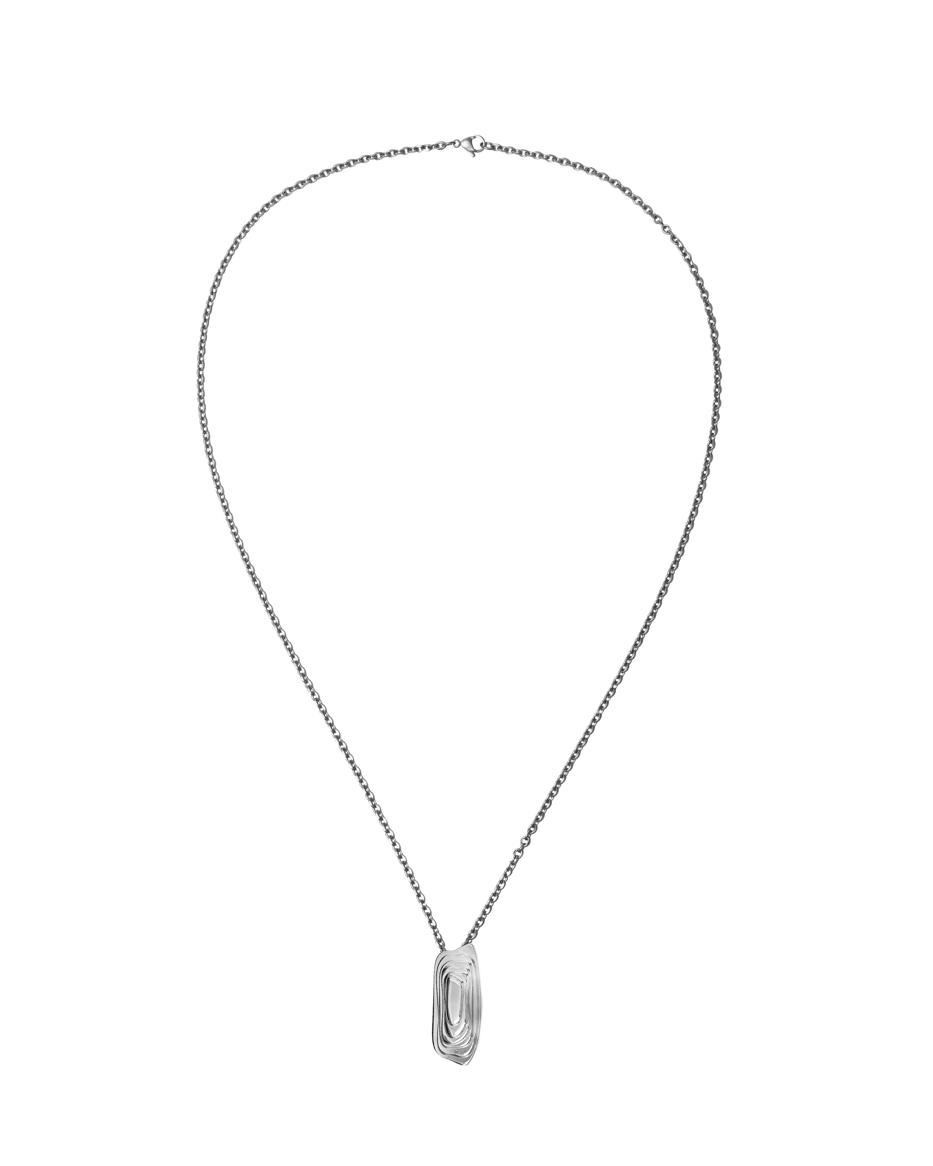 RECOVERY 雙向堆疊項鍊 (亮銀)