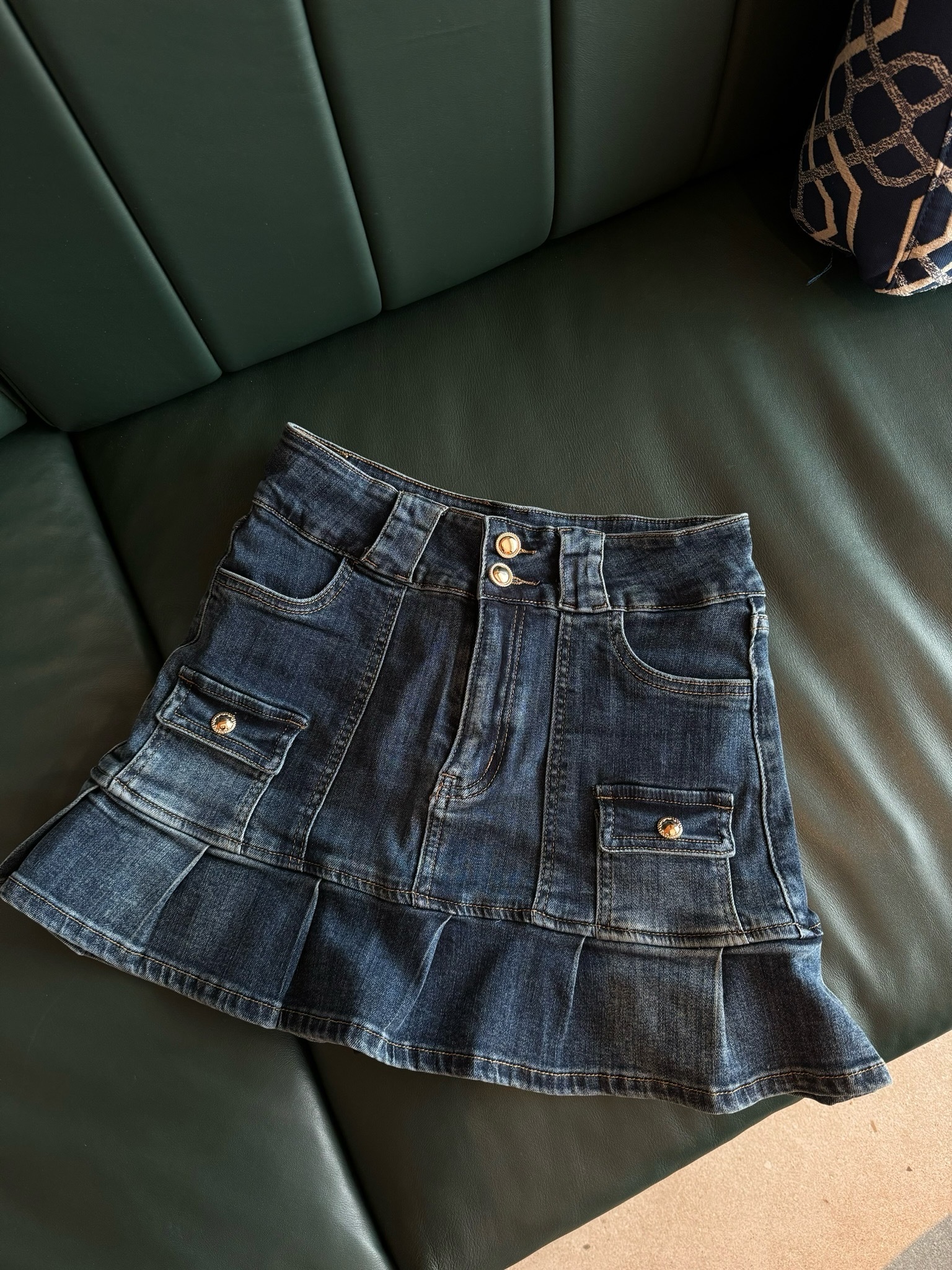 復古美國風牛仔裙褲