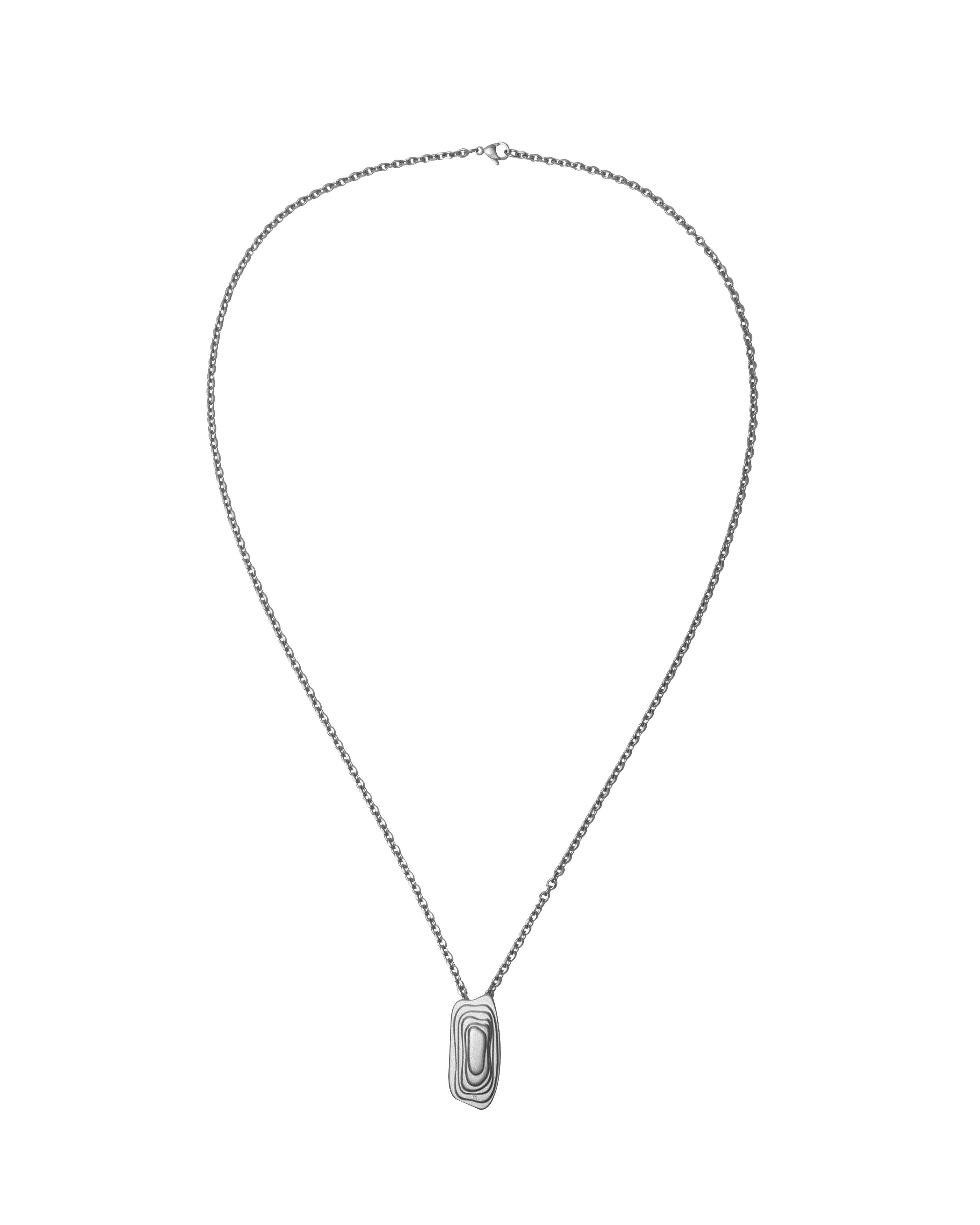 RECOVERY 雙向堆疊項鍊 (霧銀)