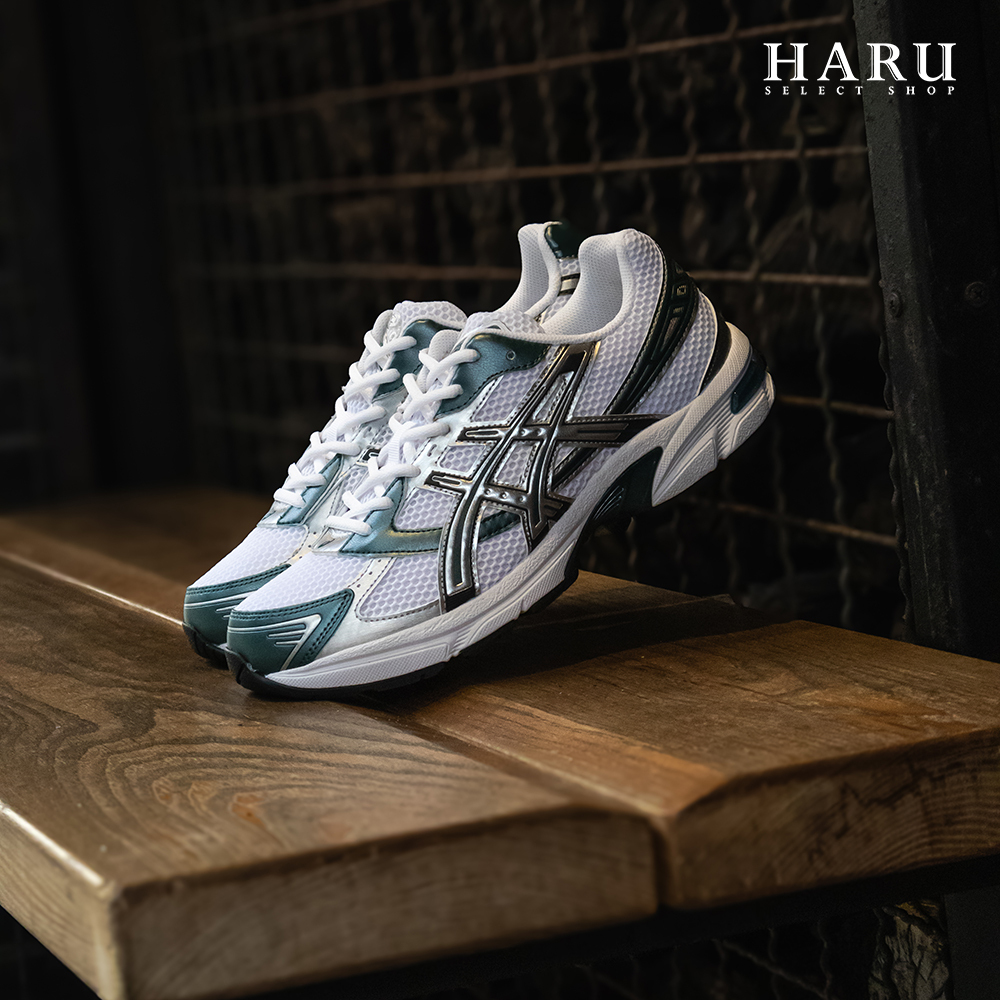 asics Gel-1130 復古銀 白綠 y2k 透氣網眼 慢跑鞋 復古慢跑休閒鞋 1201A256-121