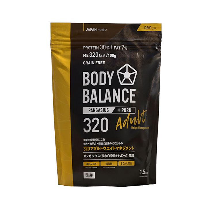 Body Balance 成犬用 無殼物減重配方 白身魚 +豚肉口味 1.5kg